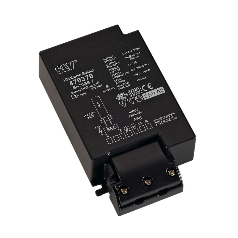 SLV Vorschaltgerät, EVG, Betriebsgerät EVG HID f. CDM 70W 230V inkl. ZE