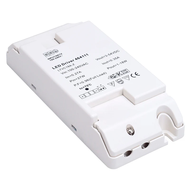 SLV LED TREIBER 18W, 350mA, inkl. Zugentlastung