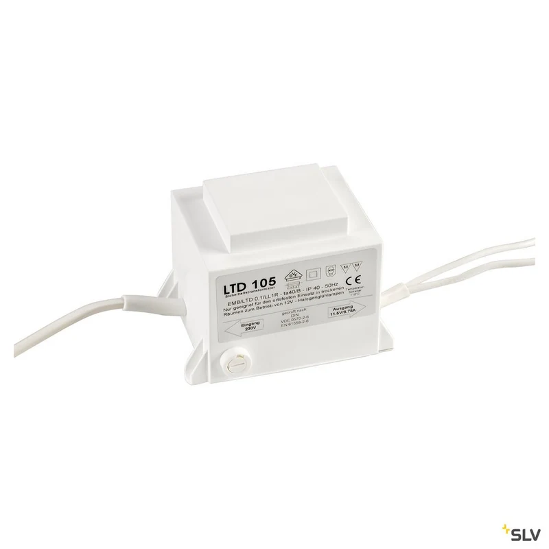 SLV Transformator, Betriebsgeraet K-TRAFO 105VA 12V inkl. Primärsicherung