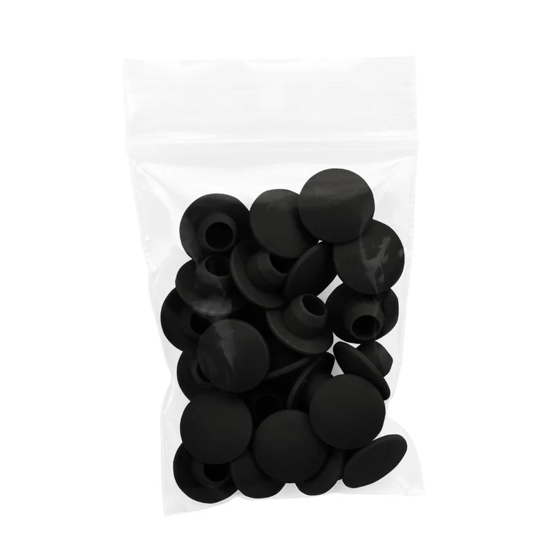 Abdeckkappe schwarz für Stellschraube (25 Stück)
