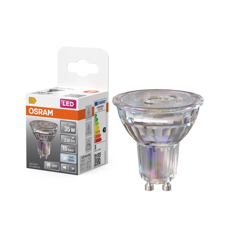 OSRAM LED STAR PAR16 LED Spot (ex 35W) 2,6W / 4000K Kaltweiß GU10