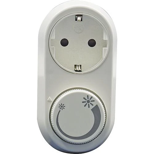 EGB Univeral Steckdosen-Zwischendimmer für LED-Lampen 3-24W und Standard-Lampen 25-200W