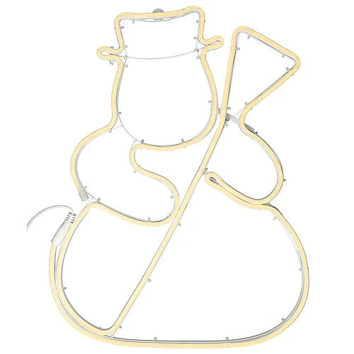 LED Schlauchsilhouette Schneemann 3099-102