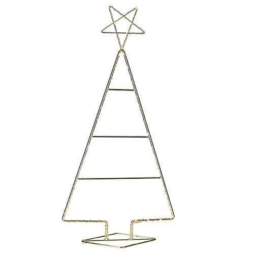 LED Metallweihnachtsbaum messingfarben 1790-880