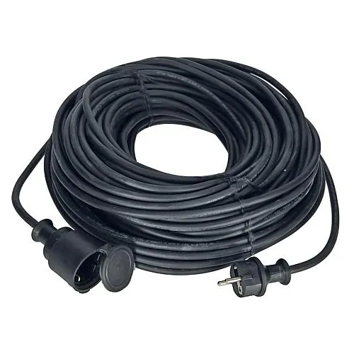 Gummi-Verlängerung H05RR-F 3G1,5 schwarz 50m