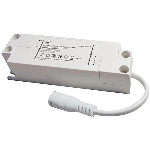 EGB Vorschaltgerät zu EGB-Panels 30W/33W (900mA, passend zu Art.-Nr 675 115 - 675 145)