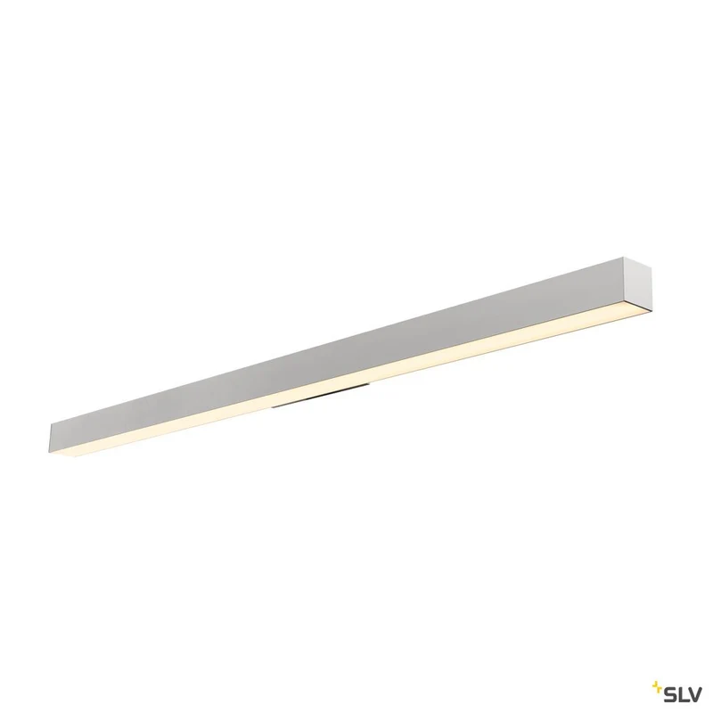 SLV Q-LINE LED Wandleuchte, silbergrau, 3000K