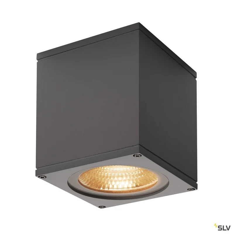 SLV BIG THEO CEILING, Outdoor Deckenleuchte, LED, 3000K, anthrazit