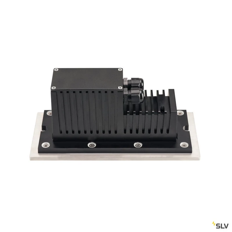 SLV BRICK, Outdoor Wandeinbauleuchte, LED, 3000K, edelstahl, 230V, IP67, 850lm, 10W