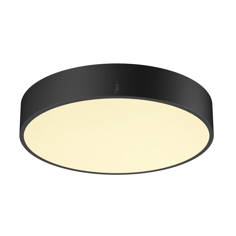 MEDO® PRO 40, Wand- und Deckenaufbauleuchte, rund, 3000/4000 K, 19 W, DALI, Touch, 80°, UGR <19, schwarz