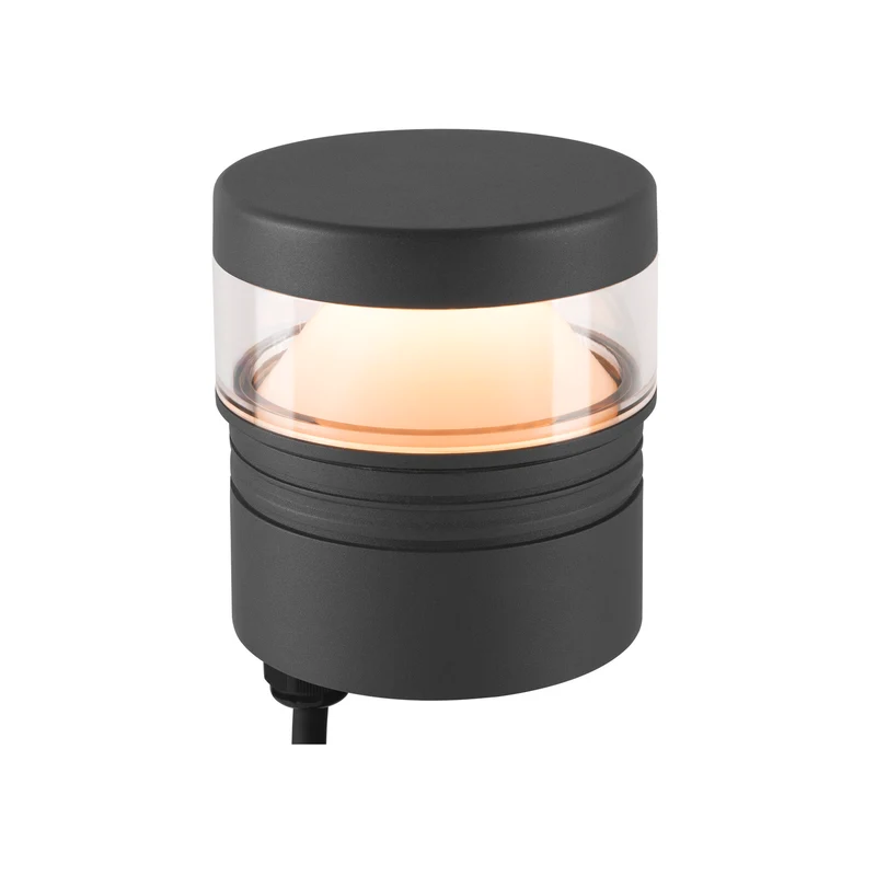 M-POL S Polehead 360°, entblendet, Leuchtenkopf, anthrazit, 10 W, 750 lm, 2700 K, CRI 80
