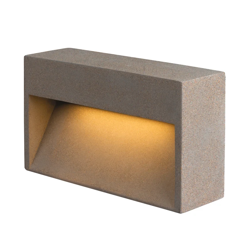 CONCRETO L, WL Wandaufbauleuchte grau, 12 W, 570 lm, 3000 K