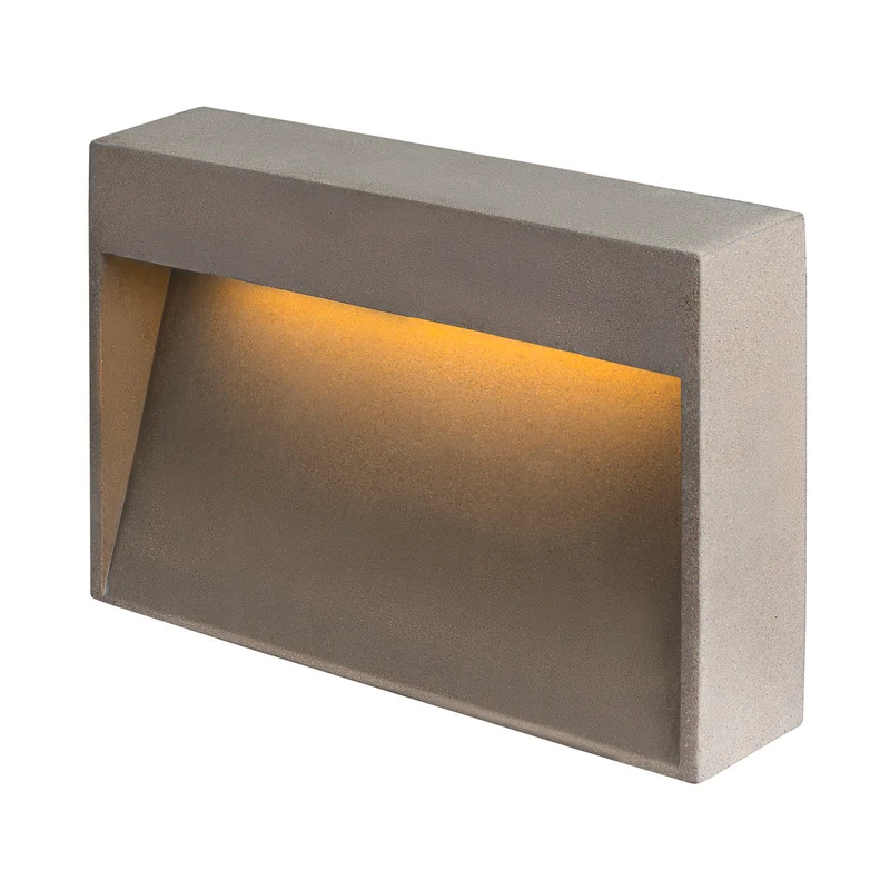 CONCRETO M, WL Wandaufbauleuchte grau, 8.5 W, 350 lm, 3000 K