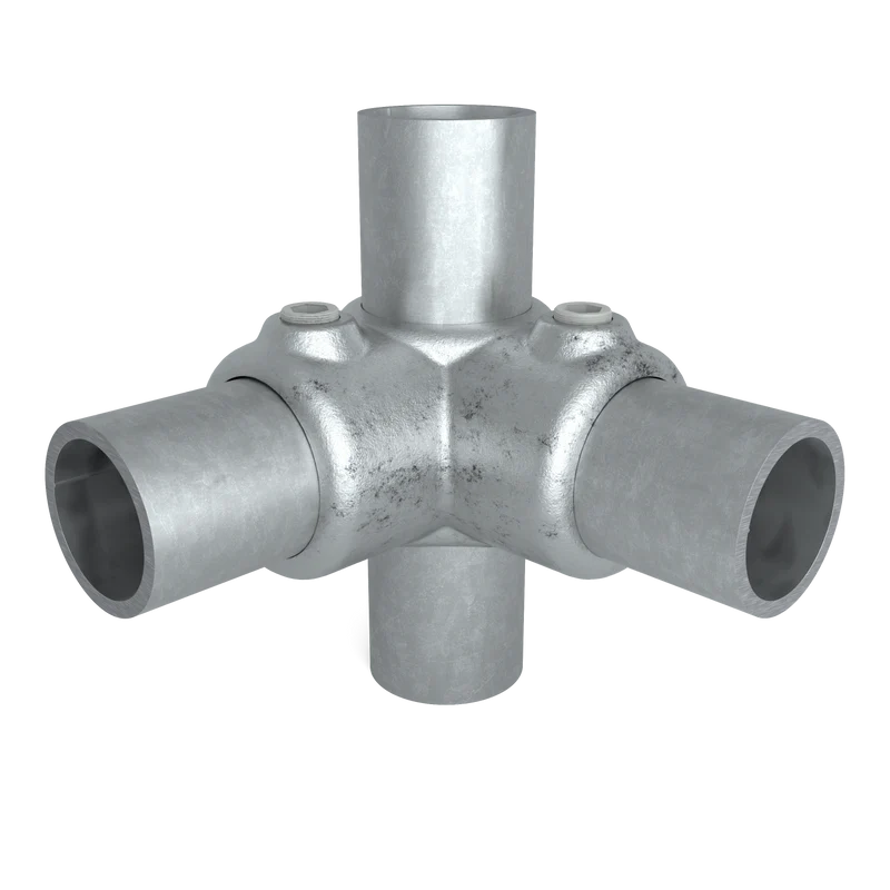 Eckstück 90° durchgehend 48,3 mm