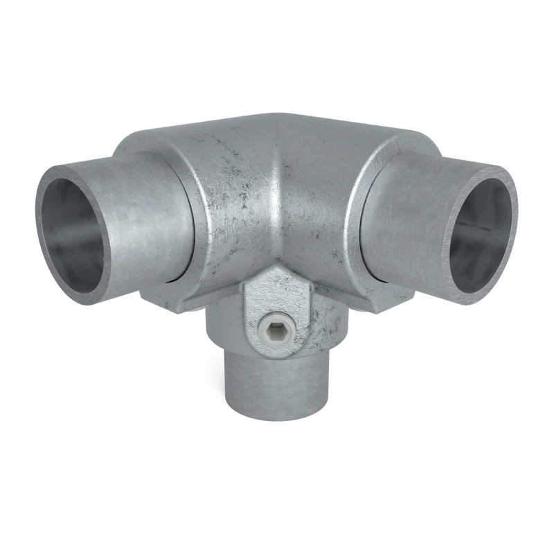 Dreiweg-Eckstück 90° 33,7 mm