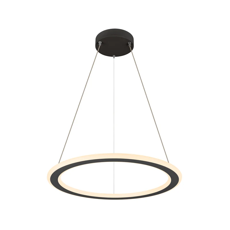 ONE FLAT PD, single, Pendelleuchte, Pendellänge 180 cm, 2700/3000 K, PHASE, schwarz