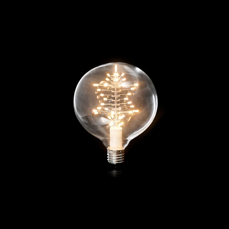 Konstsmide LED Leuchtm.Stern E27, klar, 2,2W, 160 Lumen, 2100K