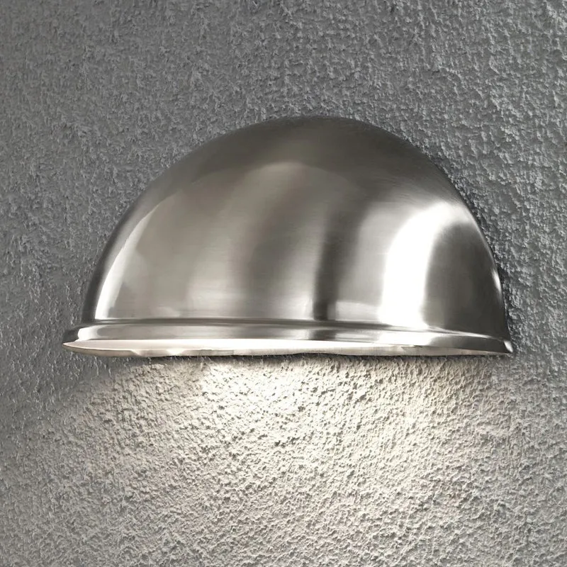 Konstsmide Wandleuchte Torino Edelstahl, gefrostetes Acrylglas