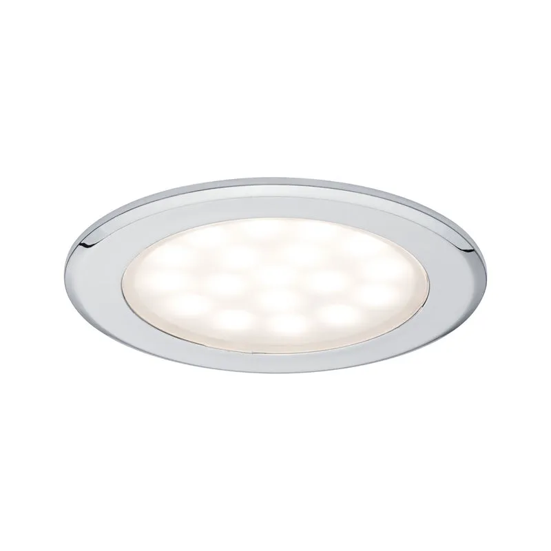 Paulmann Möbel EBL Set rund LED 2x2,5W 6VA 230/12V 3000K Chrom/Alu