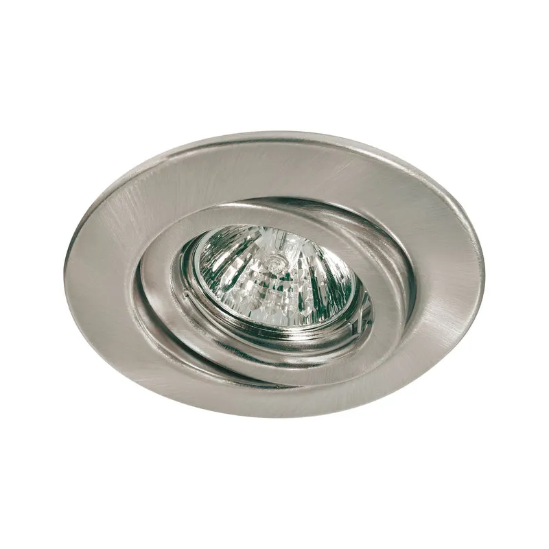 Paulmann Quality EBL schwenkbar max.50W 12V GU5,3 51mm Eisen gebürstet/Stahlblech