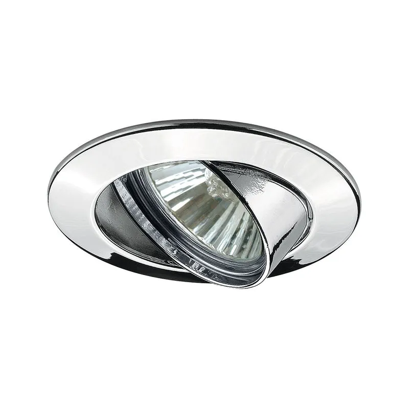 Paulmann Premium EBL schwenkbar max.50W 230V GU10 51mm Chrom/Alu Zink