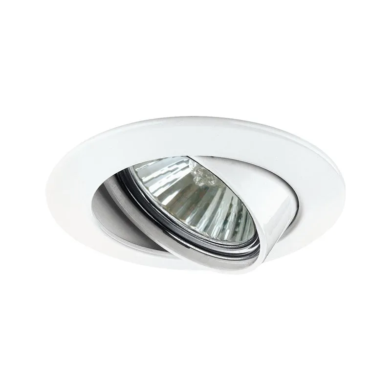 Paulmann Premium EBL schwenkbar max.50W 230V GU10 51mm Weiß/Alu Zink