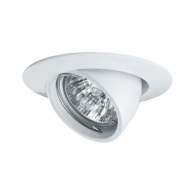 Paulmann Premium EBL kippbar max.50W 12V GU5,3 51mm Weiß/Alu Zink