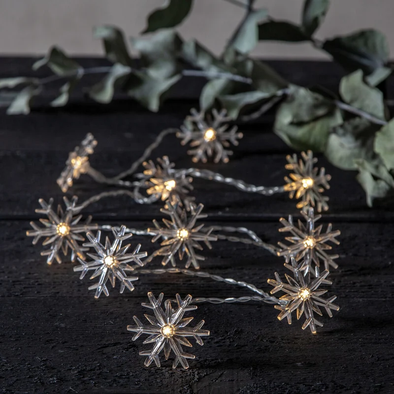 STAR TRADING LED-Minilichterkette, 10 warmweiße LEDs