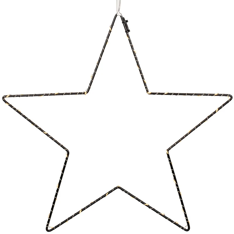 STAR TRADING LED-Weihnachtsstern, MIRA, warmweiße LEDs