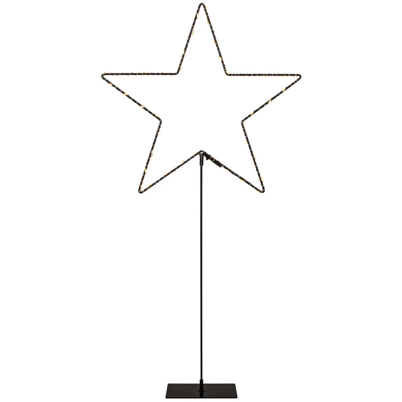 STAR TRADING LED-Standstern, MIRA, warmweiße LEDs