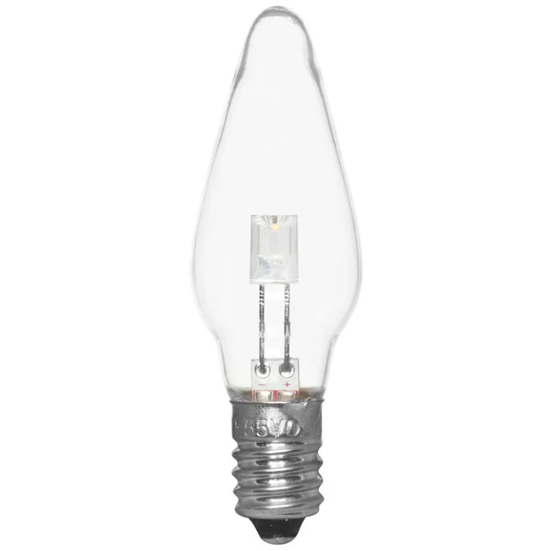 STAR TRADING LED-Filament-Lampe, 3er-Set, klar, E10/10-55V/0,2W, 4 lm, 2100K