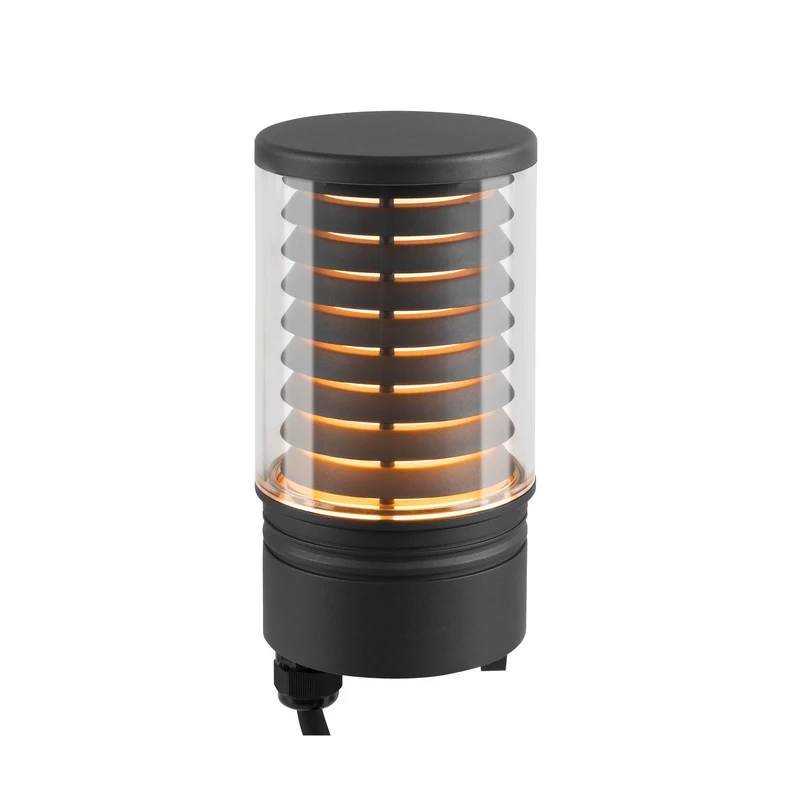 M-POL M Polehead, Louver Leuchtenkopf, anthrazit, 11 W, 190/210 lm, 2700/3000 K, CRI 90