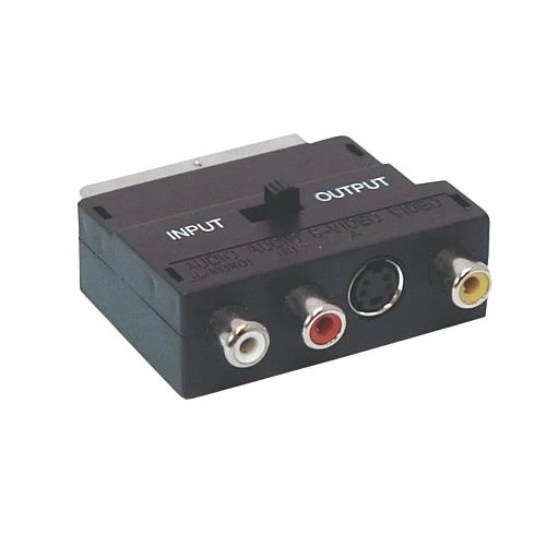 EGB Scart-Adapter 3 x Cinch/Scart IN/OUT