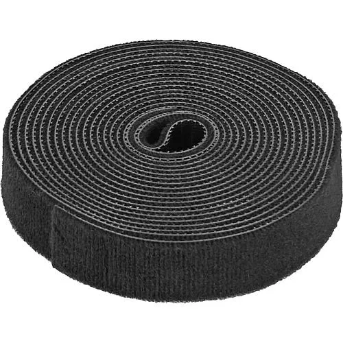 EGB Klettband, schwarz - 3m/19mm