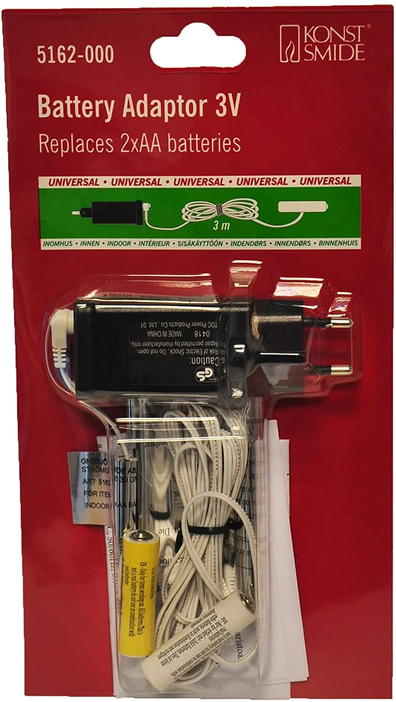 Netzadapter f. Batterieartikel 2 x AA 3V 5162-000