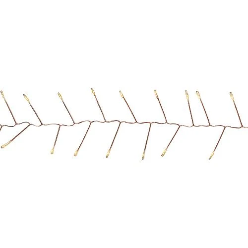 Micro LED Lichterkette 'Firecracker' 1465-86060 bernsteinf. LED kupferfarbener Draht