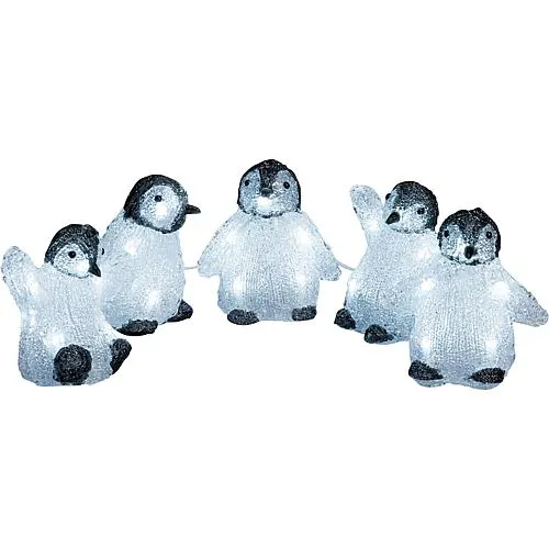 KONSTSMIDE LED Babypinguine 5er Set 40 kw Dioden 6266-203