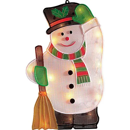 LED Fensterbild Schneemann 20 ww LED 2851-010