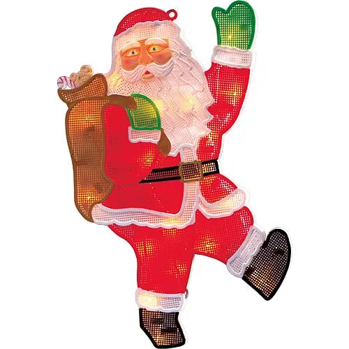 LED Fensterbild Weihnachtsmann 20 ww LED 2850-010