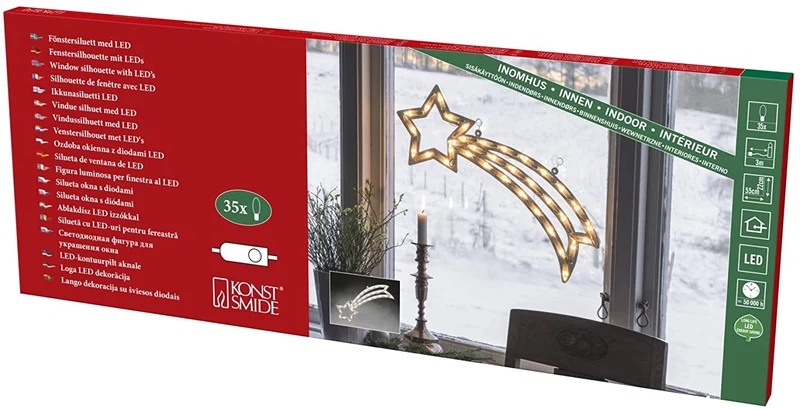 LED Fenstersilhouette Komet 35 ww LED 2160-010
