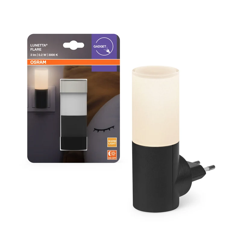 OSRAM LUNETTA FLARE Nachtlicht Schwarz