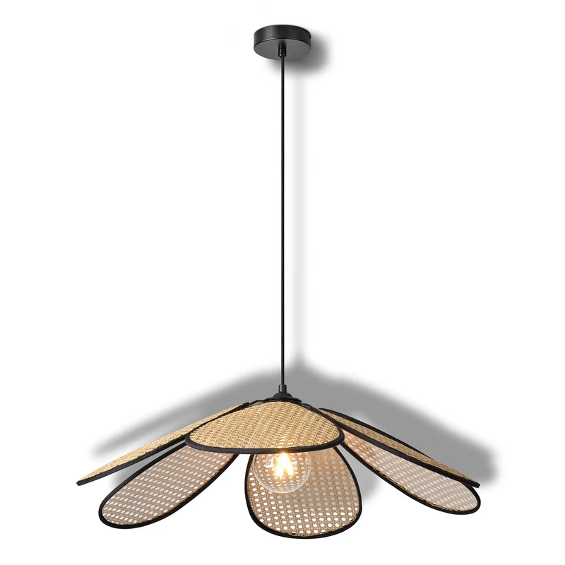 OSRAM DECOR Rattan Daisy Pendelleuchte E27 Braun