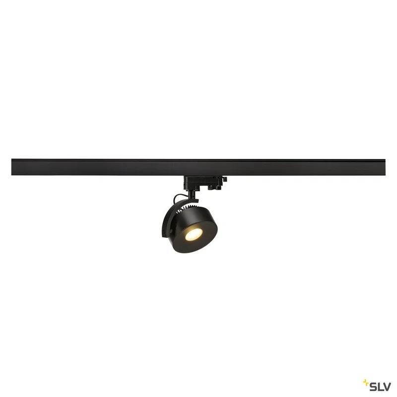 SLV KALU TRACK LEDDISK Leuchten- kopf, schwarz, 3000K, inkl. 3P.-Adapter