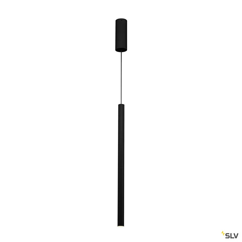 SLV MILAN Pendant, Pendelleuchte, rund, schwarz, 7,5W LED, 3000K