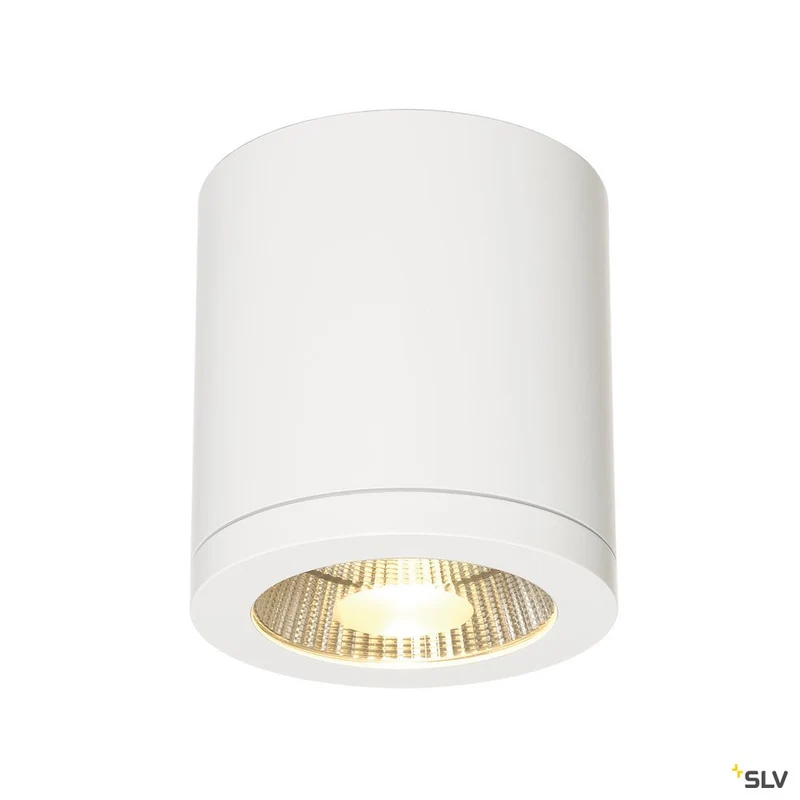 SLV ENOLA_C LED Deckenleuchte, CL-1, rund, weiss, 9W LED, 35°, 3000K