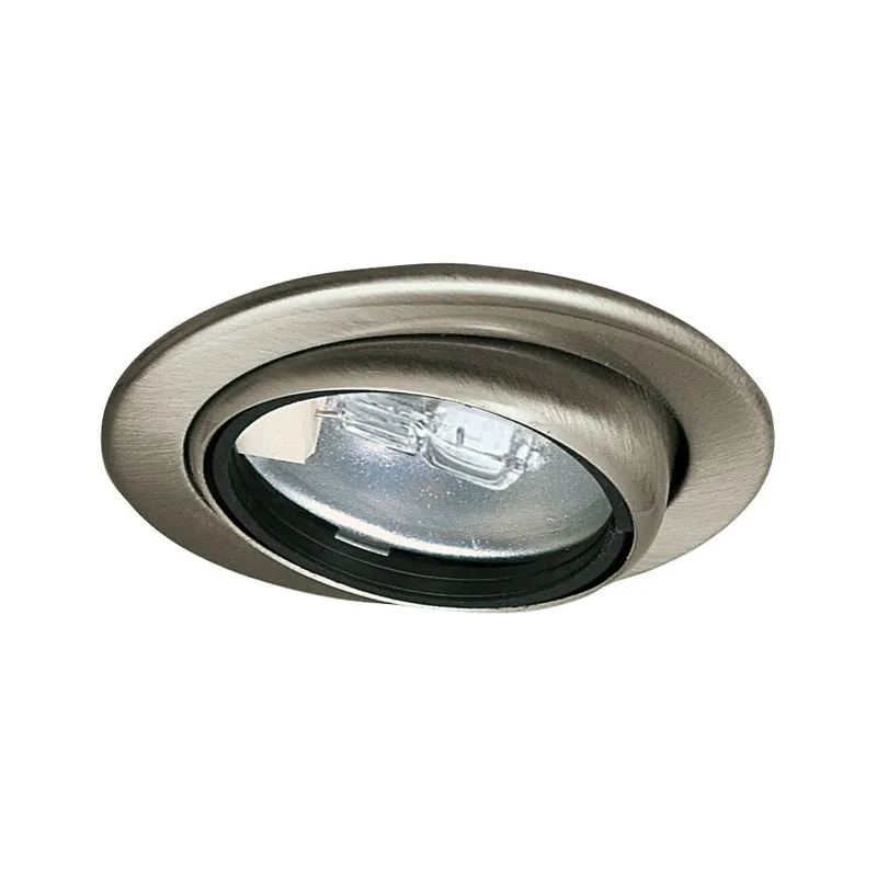 Paulmann Möbel EBL schwenkbar max.20W 12V G4 69mm Eisen gebürstet/Stahlblech/Glas