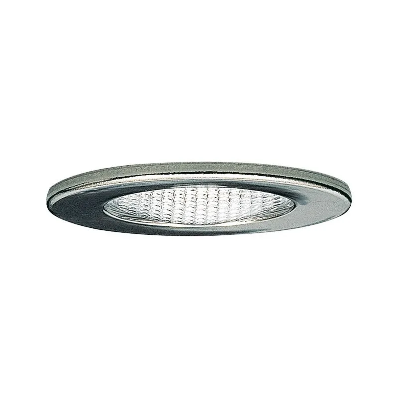 Paulmann Möbel EBL Schutzglas strukturiert max.20W 12V G4 66mm Chrom/Stahlblech/Gls