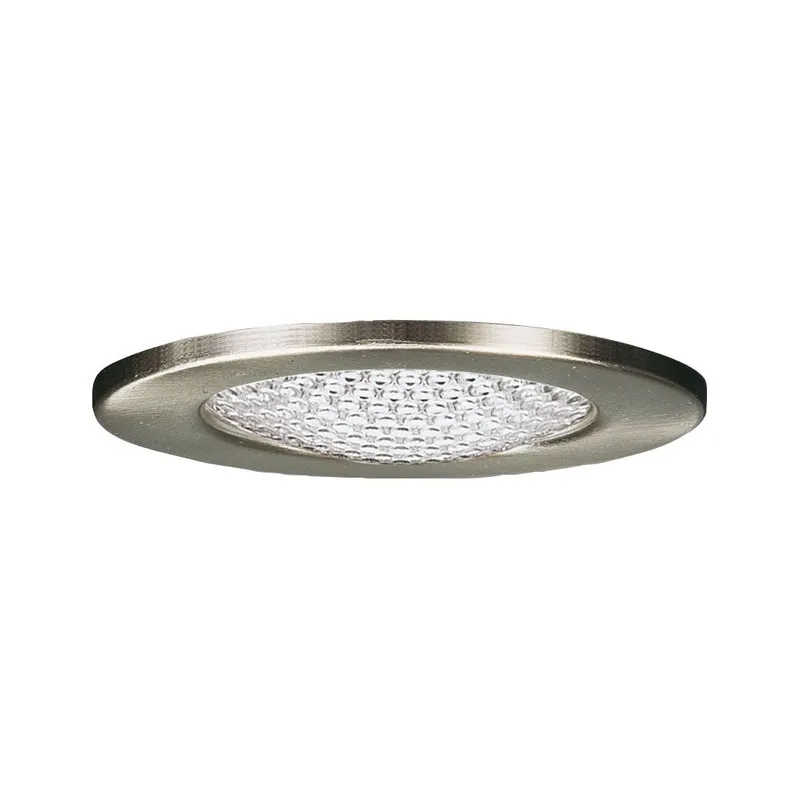 Paulmann Möbel EBL Schutzglas strukturiert max.20W 12V G4 66mm Eisen geb/Stahl/Glas