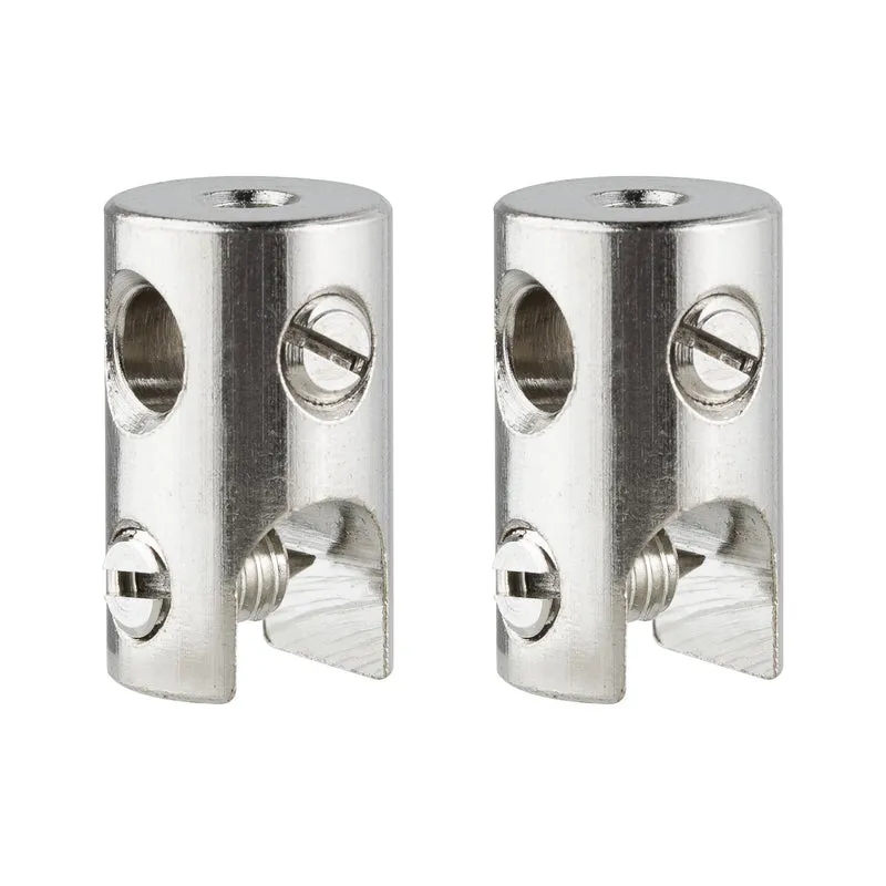 Paulmann WS L&E Seilklotz Seilsysteme 2er Pack max.150W/Stange max.300W Chrom 12V Met