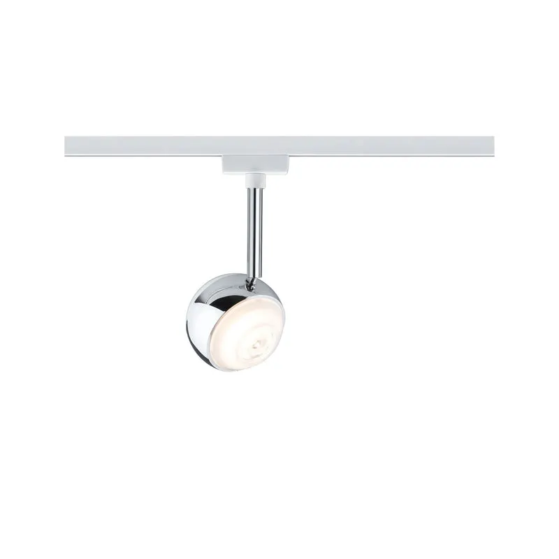 Paulmann URail System LED Spot Capsule II 1x6W Weiß/Chrom 230V Met/Kst dimmbar